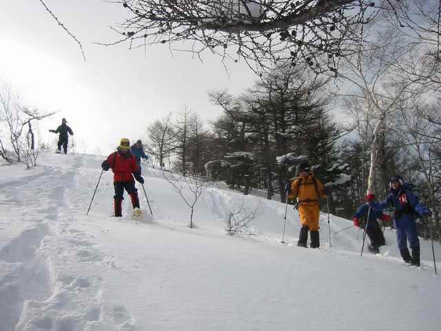 雪山歩きのアルバム